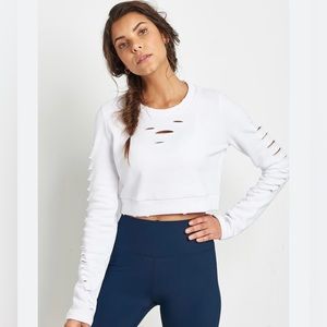 Alo sweatshirt crop top